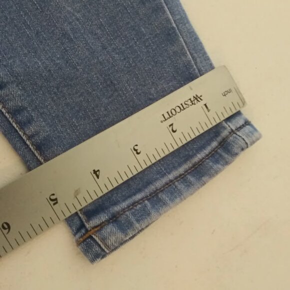 Old Navy women's size 6 Rockstar mid rise/taille Mi-Basse light wash jeans - Picture 10 of 13